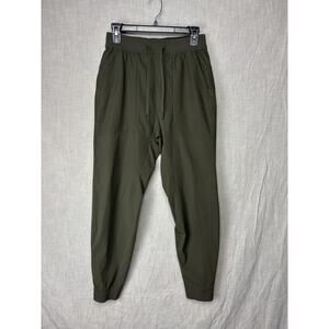 EUC Lululemon ABC Jogger Pants Mens Small Dark Olive Warpstreme Stretch M5574S